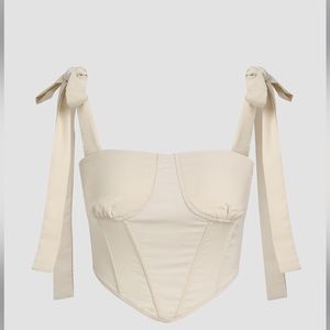 Cute corset with ribbon strap